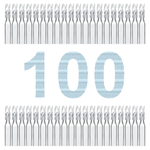 100 pieces of glass micro-inserts graphic for laboratory supplies