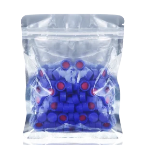Sealed 100pcs bag of blue 9-425 solid top storage caps