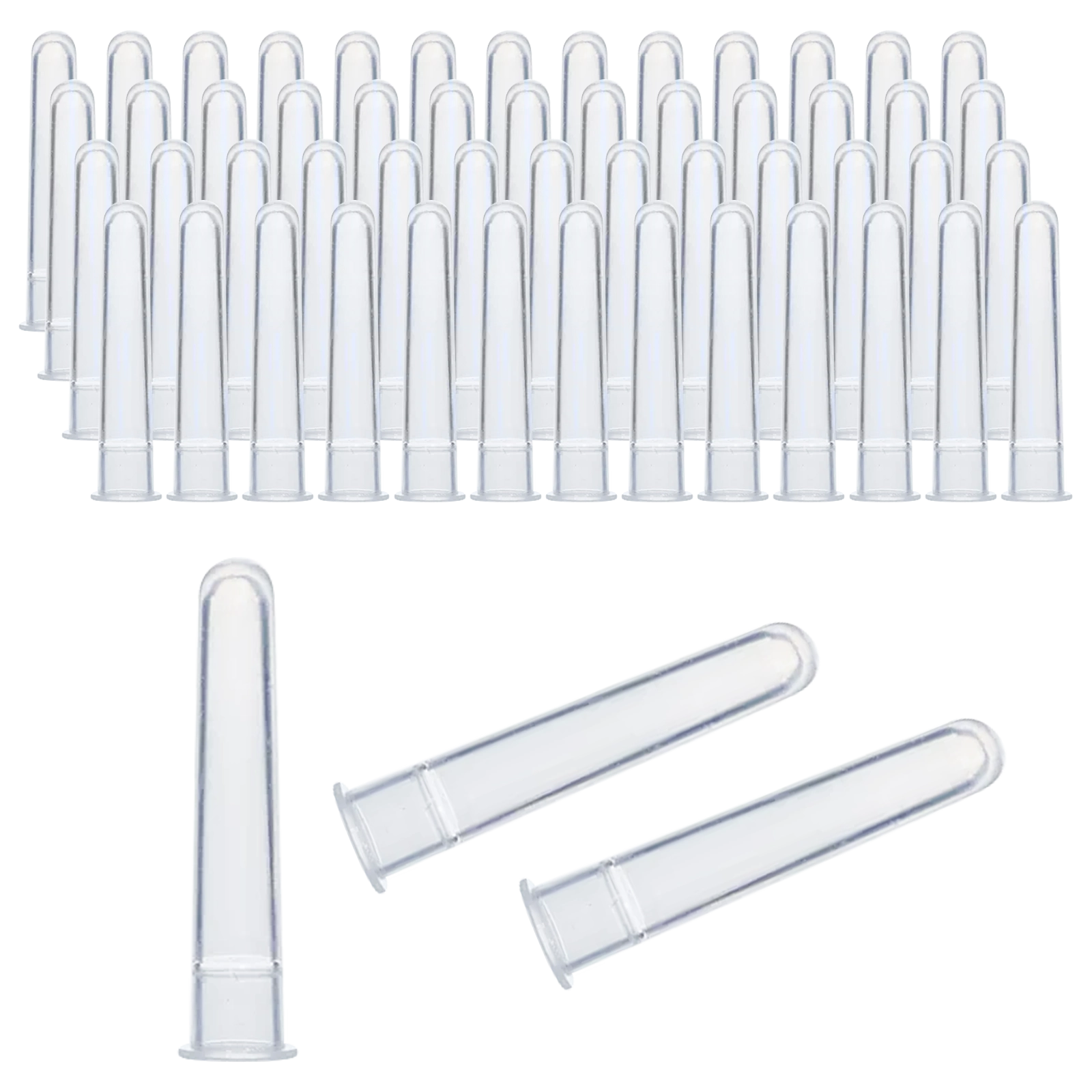 Clear glass conical micro-insert for standard 12x32mm vials