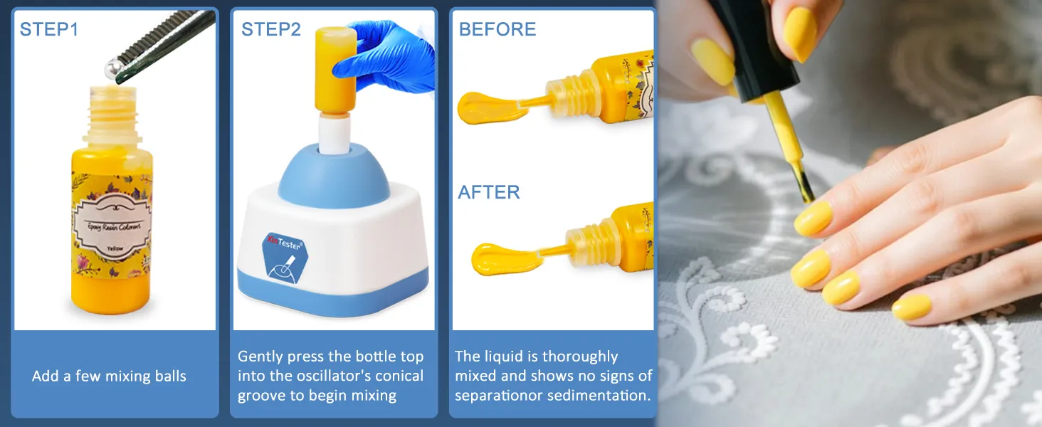 Eliminate Sedimentation Quickly Step by step guide on using the mini lab vortexer