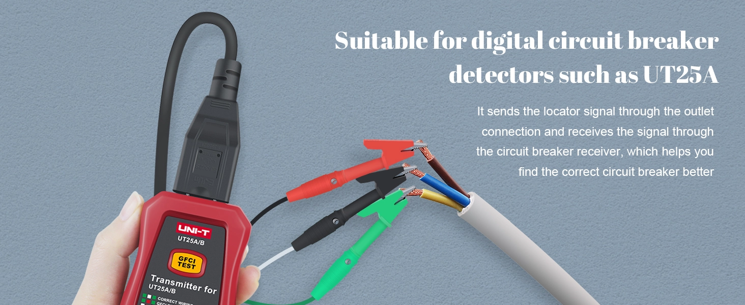 Using the Circuit Breaker Finder Adapter Kit for electrical tracing