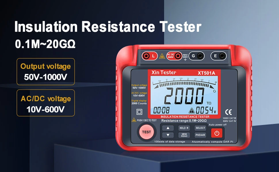 Xin Tester XT501A Insulation Resistance Tester