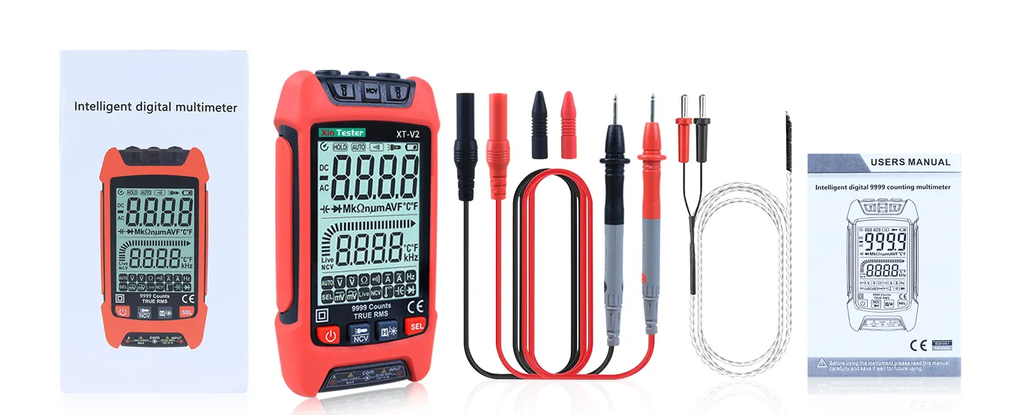 Device Structure and Interface Physical dimensions and button layout of the XT-V2 smart tester