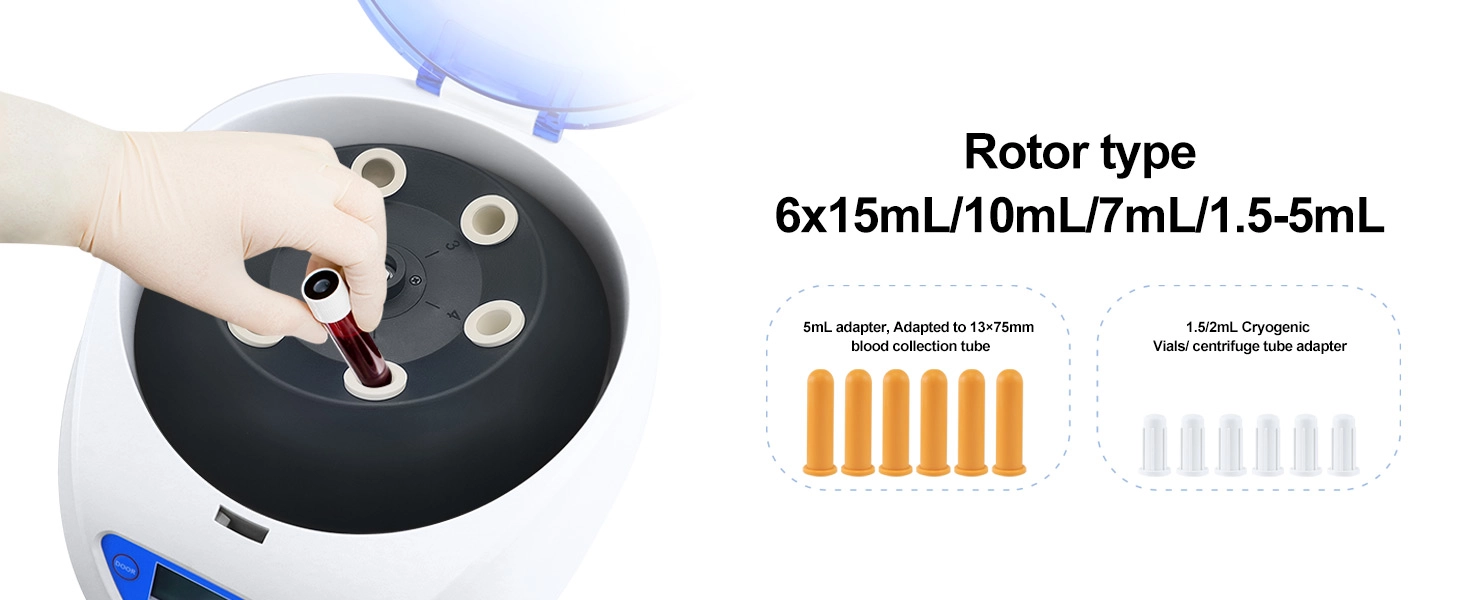 Versatile Rotor for Multiple Tube Sizes