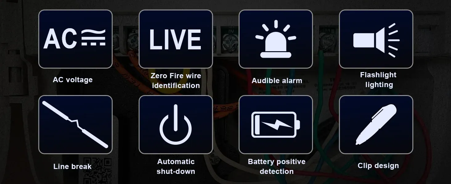 Infographic showing the eight core features of the digital pen