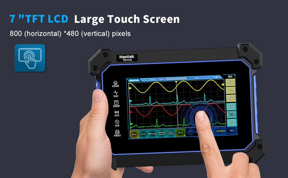 7-Inch TFT LCD Screen hantek 7 inch tft lcd touch screen oscilloscope display