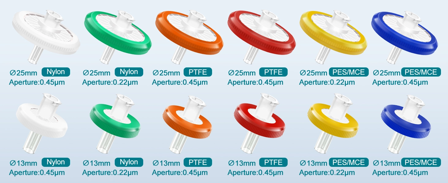 Xin Tester Syringe Filters 13mm and 25mm Selection Guide