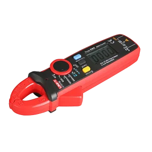 UNI-T UT211B Mini Clamp Meter, Side Profile, Showing Clamp Jaw and Control Layout