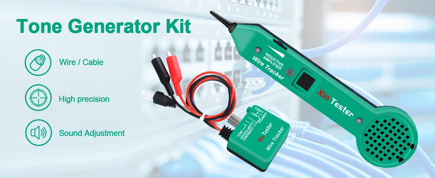 Detailed features of the tone generator and probe set