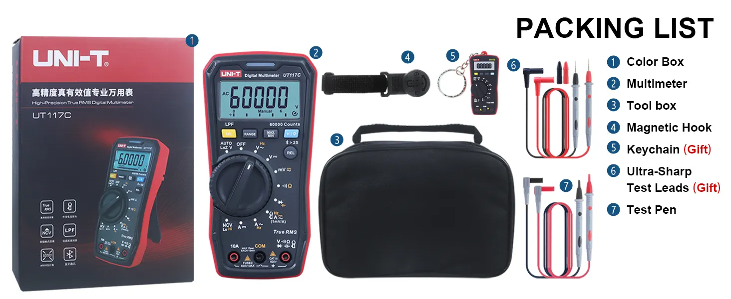 UNI-T UT117C Professional Testing Applications