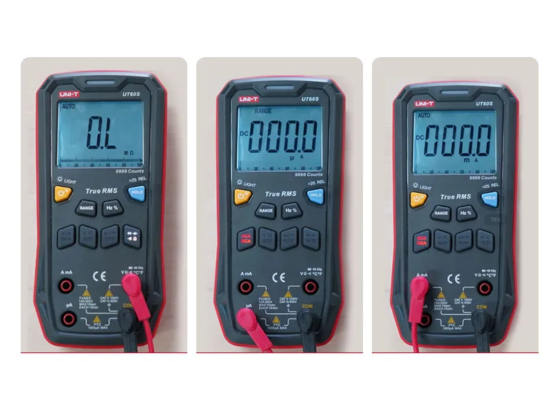 Smart Automatic Current Mode Automatic current mode switching on the bluetooth digital multimeter display