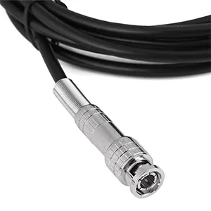 Auto test cable showing asymmetrical ground and positive wire interfaces