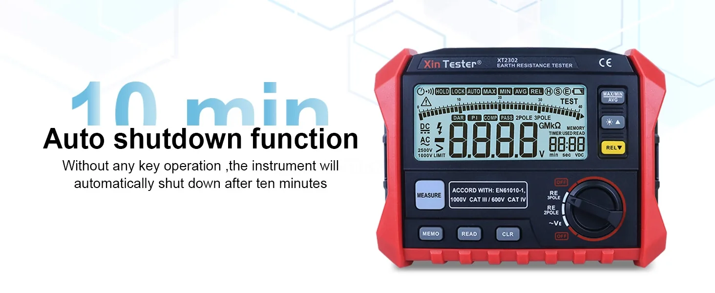 Auto power-off and energy saving feature