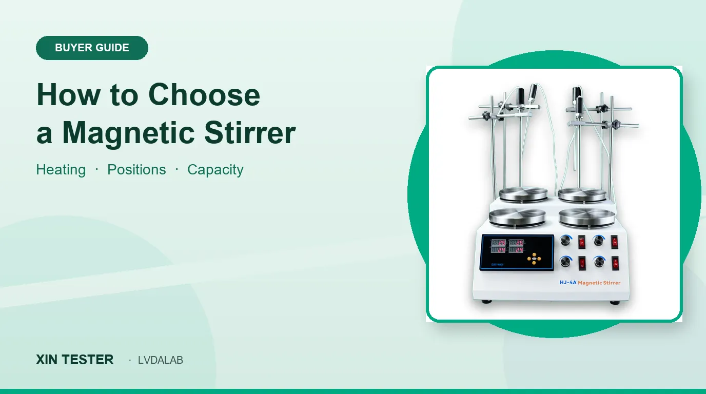 How to choose a magnetic stirrer - HJ-4A 4-position magnetic stirrer