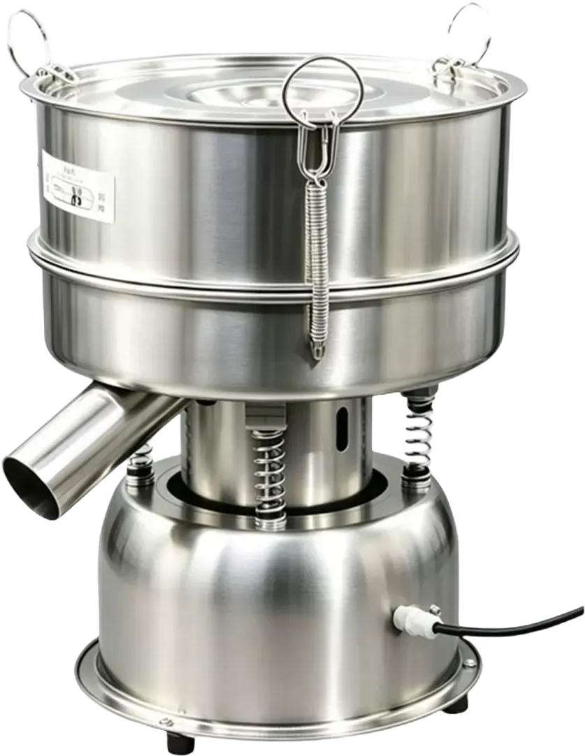 Xin Tester automatic vibrating sieve shaker main unit with discharge spout and shock-absorbing springs